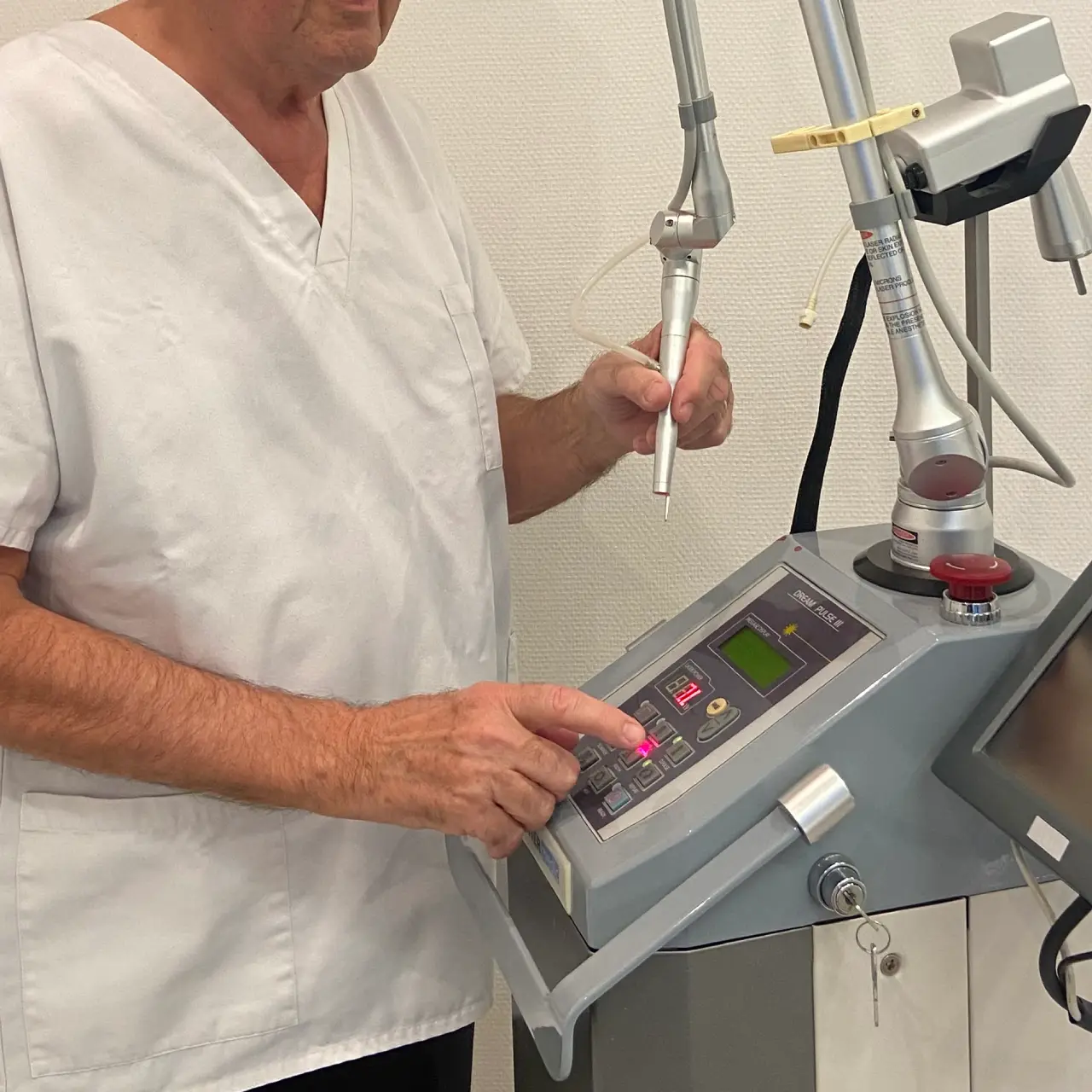 Intervention ongle incarné laser CO2